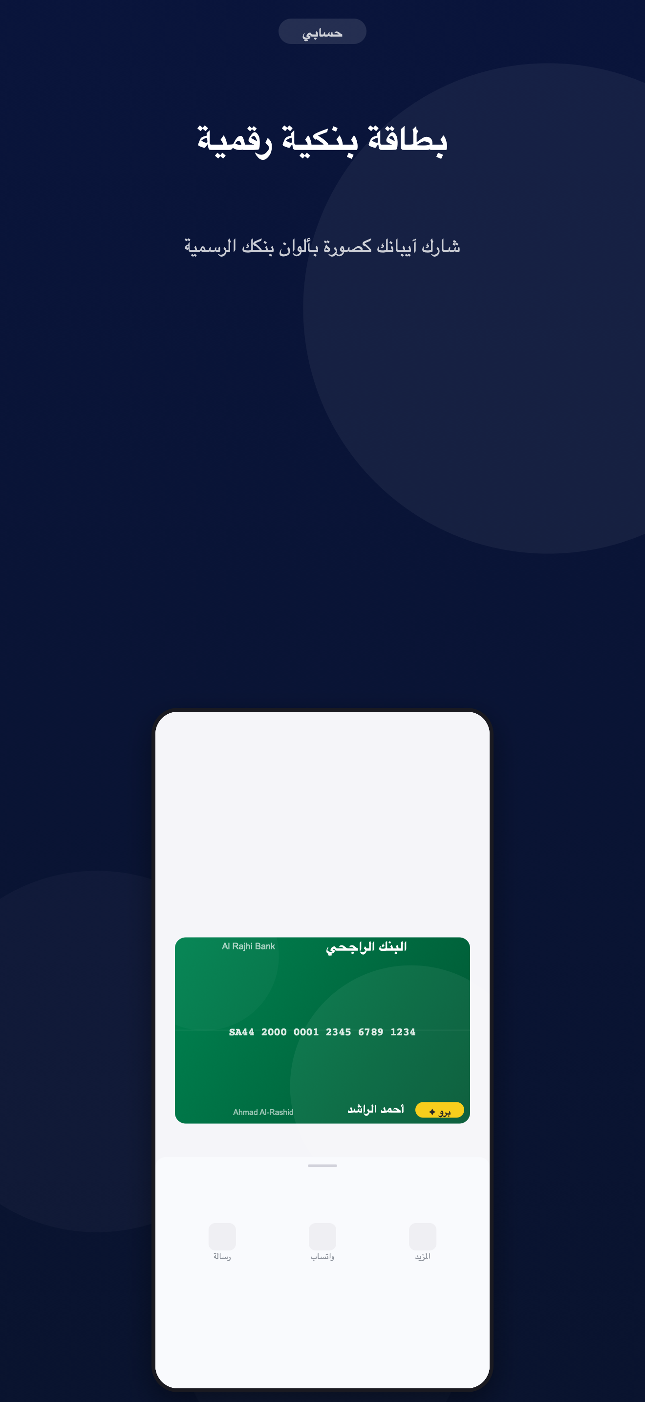 Card image sharing feature